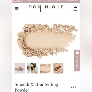 Setting powder translucent - Dominique cosmetics